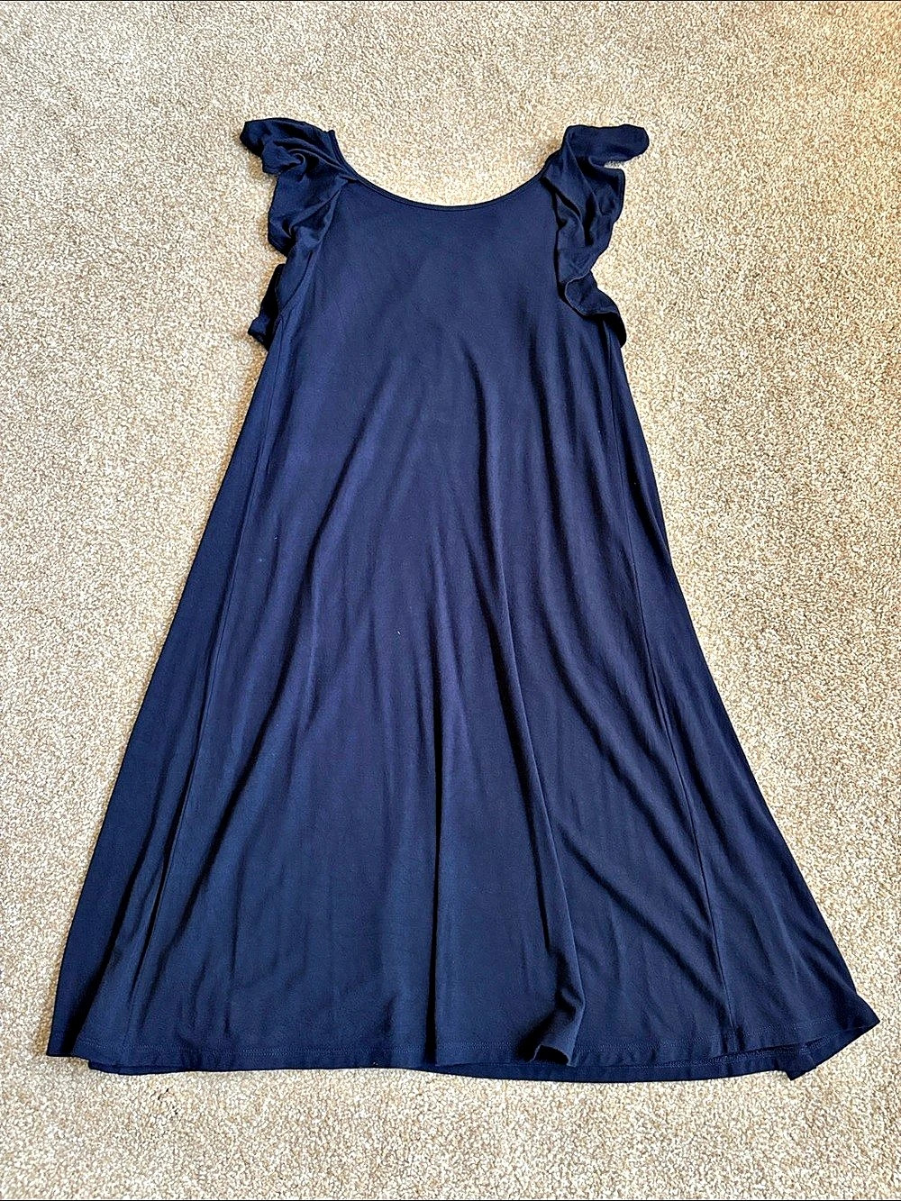 LOFT Swing Dress in Navy Blue - Size Small